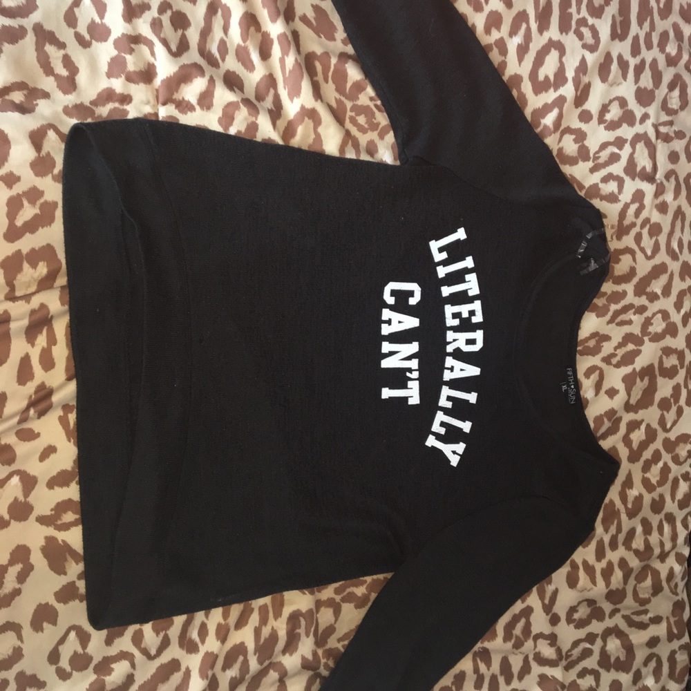 Sheer Black Sweater